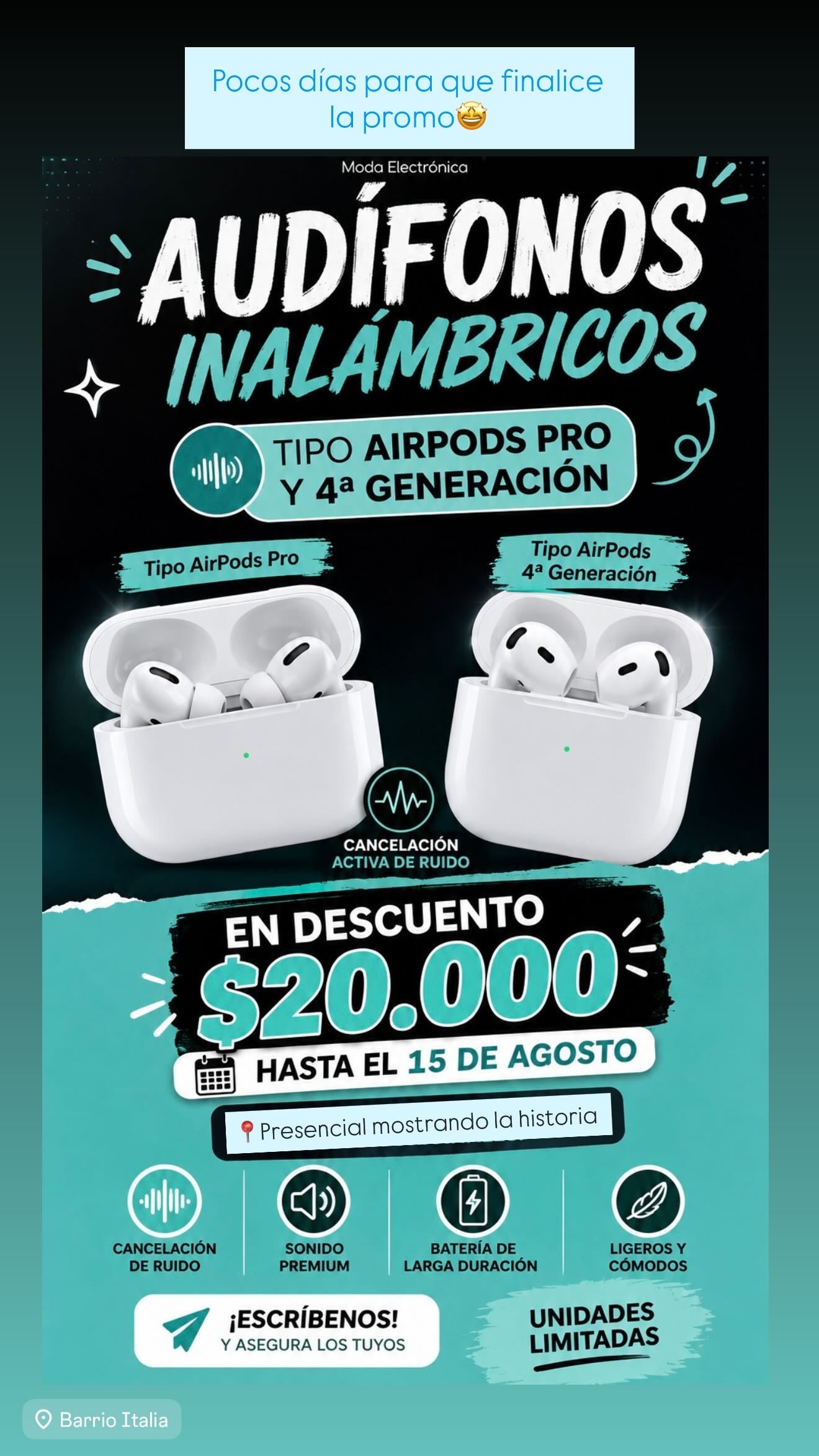 Audífonos Inalámbricos Air Pro / Air 4ta generación